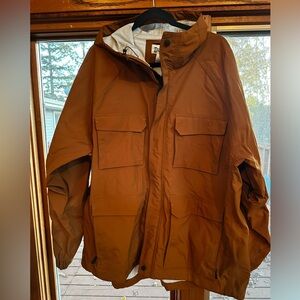 Duluth Trading Co Tan Military Field Jacket
